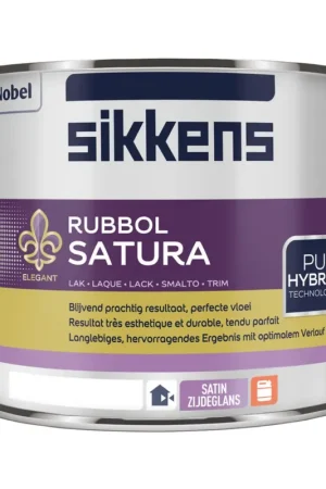 Sikkens Rubbol Satura Blijvend mooie zijdeglanzende buitenlak Premium